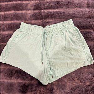 Teal lounge shorts